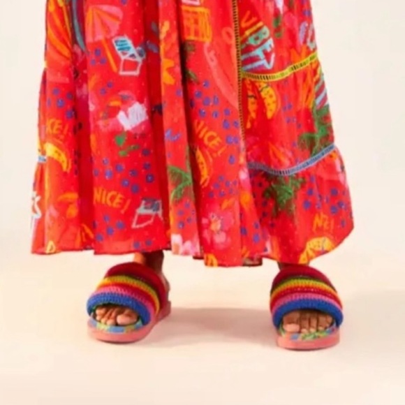 FARM Rio Knot crochet sandals NWT - Picture 3 of 5